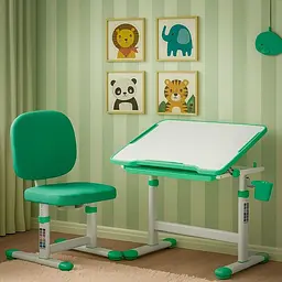 Комплект меблів Evo-kids Evo-06 Plus Green: стіл+стілець (Evo-06 Plus Z) - мініатюра 4