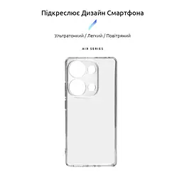 Чохол до мобільного телефона Armorstandart Air Xiaomi Poco M6 Pro 4G Camera cover Clear (ARM74158) - мініатюра 2