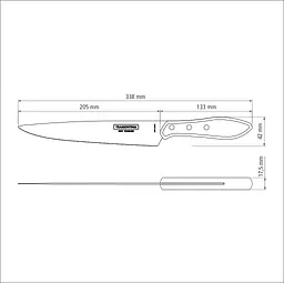 Ніж для м'яса Tramontina Barbecue Polywood, 203 мм (6629979) - мініатюра 3