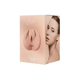 Мастурбатор-вагіна + попка Alive Lola Super Realistic Masturbator L Flesh, два канали, реалістик - мініатюра 7
