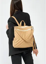 Жіночий рюкзак Sambag Trinity MSS Бежевий 34 х 31 х 15 см (28313026) - мініатюра 3