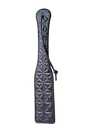 Шльопалка Dreamtoys Blaze Luxury Fetish Paddle 32 см фіолетовий - мініатюра 4