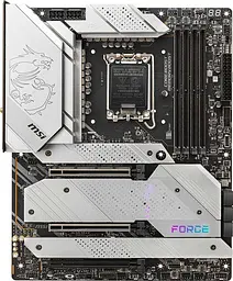 Материнська плата MSI MPG Z690 FORCE WIFI (MPG Z690 FORCE WIFI) (Socket 1700, Intel Z690, ATX) Б/в