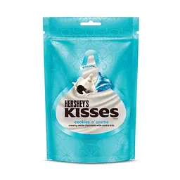 Шоколадні цукерки Kisses Hershey's Cookies N Creme 100.8г