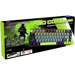 Клавіатура ігрова механічна Media-Tech MT1260 RED CORE MX60, Anti-Ghosting, 68кл - мініатюра 6
