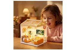 Конструктор-румбокс 8006 MINI HOUSE серії "Інтер'єр" – Вітальня (світло) - мініатюра 8