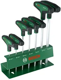 Набір викруток Bosch HEX 2-10 мм з Т-подібною рукояткою, 7 шт