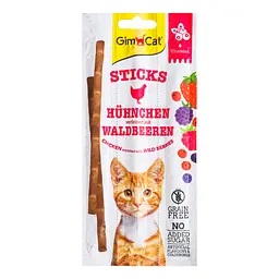 Ласощі для котів GimCat Superfood Duo-Sticks з куркою та лісовим ягодами, 15 г - мініатюра 2