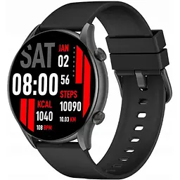 Смарт годинник Kieslect Smart Calling watch Kr чорний - мініатюра 2