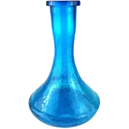 Колба для кальяну Craft Ефект битого скла Блакитна
