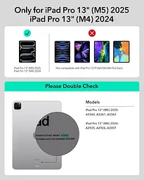 Чохол для iPad Pro 13 дюймів ESR (M5/M4, 2025/2024), чохол для iPad Pro 13 з магнітною підставкою Easy-Set, портретний/піднятий - мініатюра 2