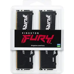 Модуль пам'яті DDR5 Kingston FURY Beast RGB 2x8GB 5200MHz Black (KF552C40BBAK2-16) [148751] - мініатюра 6