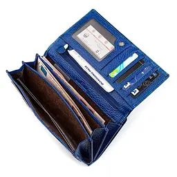 Гаманець жіночий ST Leather 18394 (S3001A) місткий синій - мініатюра 6