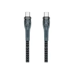 Дата кабель USB-C to USB-C 1.3m Lotto PD-B89CC Black Proda (PD-B89 (C-C)-BK)