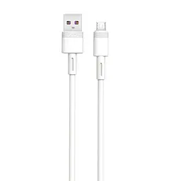 USB Кабель XO NB-Q166 MicroUSB 5A 1.0m Білий