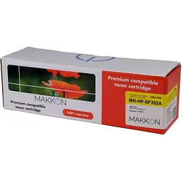 Картридж Makkon для HP СF352A (130A) yellow (MN-HP-SF352A) - мініатюра 3
