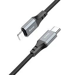 PD Кабель HOCO X86 iP Spear PD silicone charging data cable 1м Чорний