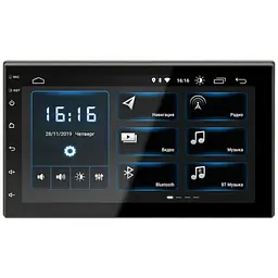 Автомобільна магнітола Pioneer універсальна штатна 2DIN для будь-якого авто Incar 4/32 ГБ чорна - мініатюра 5