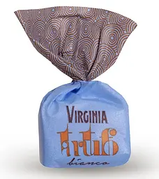 Цукерки шоколадні Amaretti Virginia Трюфель, білі, 180 г - мініатюра 2