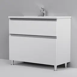 Тумба підлогова AM.PM X - Joy 100 см з умивальником (M85-FSX1002-WC1002WG38) - мініатюра 4