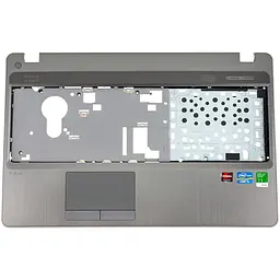 Середня частина корпусу Hewlett Packard для ноутбука HP (ProBook 4740s) сіра без клавіатури