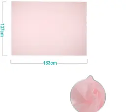 Скатертина пластикова рожева 137×183 см