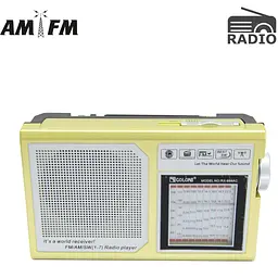 Портативний радіоприймач FM/AM/SW Golon RX-888AC приймач на батарейках, фм радіо з гарним прийманням (ST)