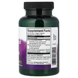Рослинний комплекс для лібідо Swanson Horny Goat Weed Complex 120 капсул - мініатюра 2