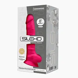 Фалоімітатор SilexD Vetus Pink (MODEL 1 Size 8in) - мініатюра 3