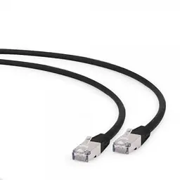 Патч-корд Cablexpert 0.5м S/FTP Cat 6A CU LSZH black (PP6A-LSZHCU-BK-0.5M)
