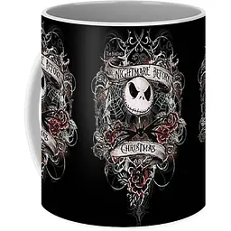 Кухоль GeekLand Кошмар перед Різдвом The Nightmare before Christmas Black Jack CP 03.216 330 мл чорний - мініатюра 2