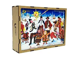 Пазл дерев`яний UkrainianPuzzles Українське різдво - мініатюра 4