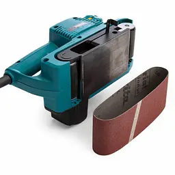 Шліфмашина стрічкова Makita 9911 (650 Вт, 76 x 457 мм, 75-270 м/хв) - мініатюра 6
