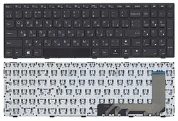 Клавіатура для ноутбука Lenovo IdeaPad (110-15ISK, 110-17ACL) Black (з рамкою)