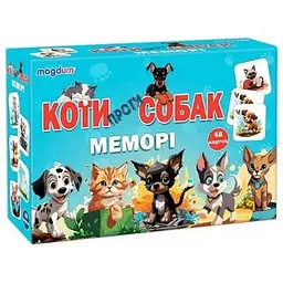 Гра настільна Ludum Меморі Коти проти собак ME5032-24 (4820215155670)