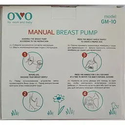 Молоковідсмоктувач Ovo GM-10 механічний - мініатюра 2