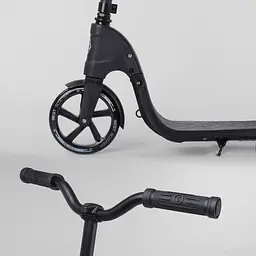 Самокат Best Scooter 92х48х104 см Чорний 000231489 - мініатюра 4