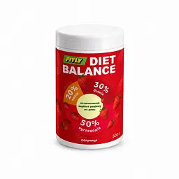 Функціональний коктейль Fitly Diet Balance, 500 г - Полуниця