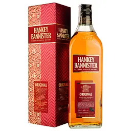 Упаковка віскі Hankey Bannister Original Blended Scotch Whisky 40% 8.4 л (0.7 л x 12 шт.) у подарунковій упаковці - мініатюра 2