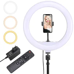 Тримач з кільцевим освітленням Bluetooth 12" YQ-320A light set (Kit2) 170cm Stand, Plug Powered - мініатюра 3