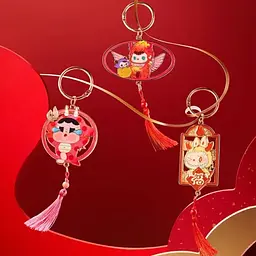 Брелок-сюрприз Pop Mart Loong Presents Серія the Treasure Pendant колекційний (LPTT-01) - мініатюра 6