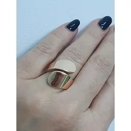 Золоте кільце Favoritum. 110202 17,5 - мініатюра 2