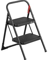 Драбина Rolser Taburete M/10 UNE 2 щаблі Negro (MET003-1023)
