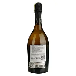 Вино ігристе Piera Martellozzo 075 Carati Millesimato Veneto Extra Dry біле екстра сухе 0.75 л - мініатюра 2