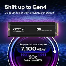 Накопичувач SSD M.2 2280 1TB P310 with heatsink Micron (CT1000P310SSD5) - мініатюра 3
