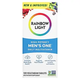 Вітаміни для чоловіків Rainbow Light Енергія і життєві сили 90 таблеток - мініатюра 2