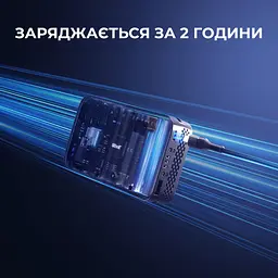 Універсальна зарядна батарея Litheli U20 20000mAh 45W 4А Fast Charge (Сірий) - мініатюра 5