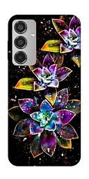 Чохол Demsky Flowers on black для Samsung Galaxy M35 5G