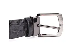 Ремінь чоловічий CROCODILE LEATHER 3.7х120 см acs0029610 - мініатюра 6