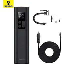 Автомобільний компресор Baseus Super Mini Inflator Pump портативний для шин 12V - мініатюра 3